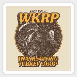 WKRP First Annual Turkey Drop Sticker